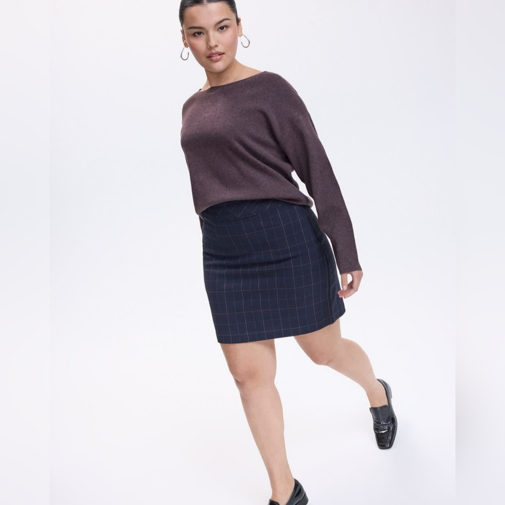 NWT Plaid Mini A-Line Skirt - The Iconic